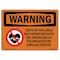 Signmission OSHA WARNING Tests In This Area May Interfere 10in X 7in Rigid Plastic, 7" W, 10" L, Landscape OS-WS-P-710-L-12423 - alternate 1